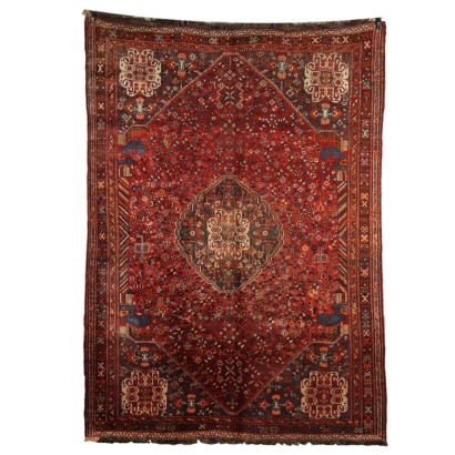 Handgearbeiteter Shiraz-Teppich Iran 80er-90er Jahre