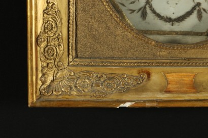 Glass Case with Frame Charles X Mixed Technique 19th Century