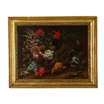 Stillleben mit Blumen Ölgemälde 17. Jahrhundert