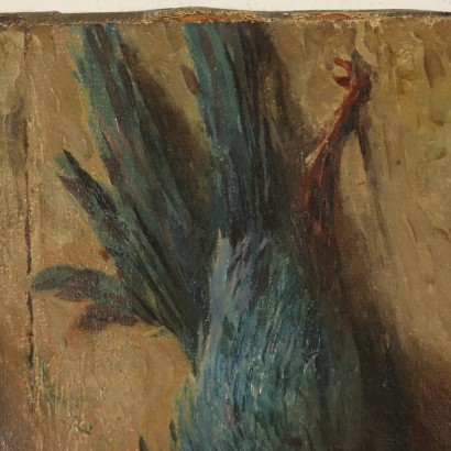 Stillleben mit Vögeln und Granatäpfeln von Riccardo Pellegrini 1915