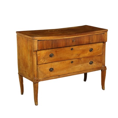 Empire Chest of Drawers Walnut 19th Century