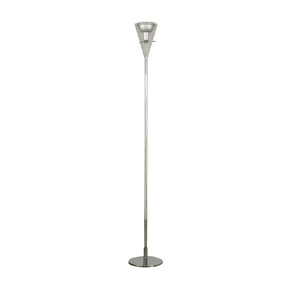Floor Lamp for Fontana Arte Glass Aluminium Vintage Italy 1999