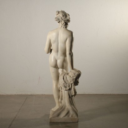 Marble Statue Representing Bacchus h. 96cm 19th Century
