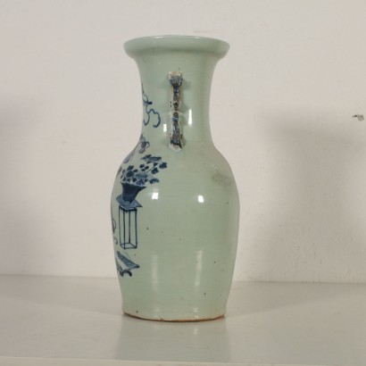Celadon Porzellanvase Made in China 20. Jahrhundert