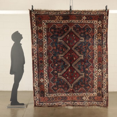 Handgemachter Shiraz Teppich Iran 20. Jahrhundert