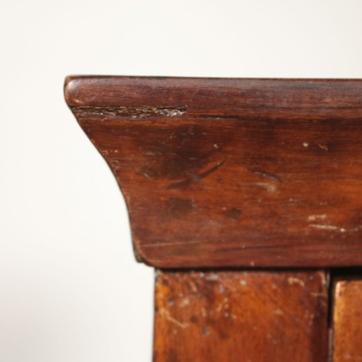 Walnut Nightstand Manufactured in Italy Early 1800s