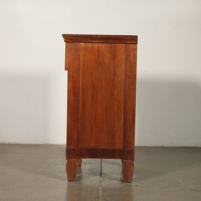 Walnut Nightstand Manufactured in Italy Early 1800s