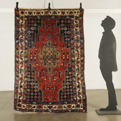 Handgearbeiteter Mazlagan Teppich Iran 50er Jahre