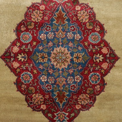 Handgearbeiteter Yazd Teppich Iran 80er-90er Jahre