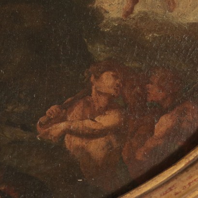 Vulcan with Cherubs Painting 18th Century