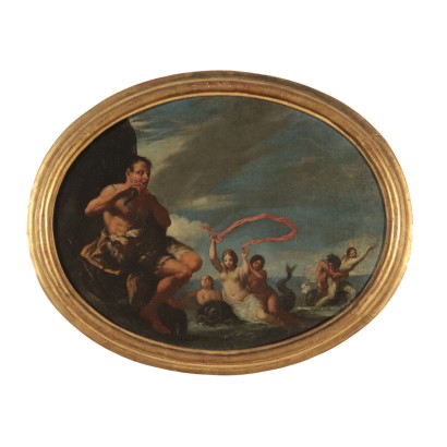 Polyphem und Galatea Gemälde 18. Jahrhundert