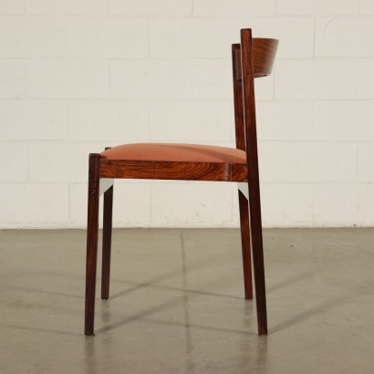 Sechs Stühle von Gianfranco Frattini Vintage Italien 60er Jahre