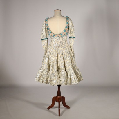 Vintage Abendkleid Spitze und Pailletten 50er-60er Jahre