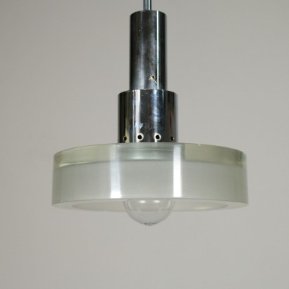 Ceiling Light for Seguso Metal Glass Vintage 1960s
