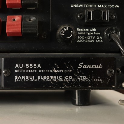 Sansui AU-555A amplificador integrado de 1972