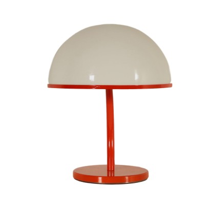 Lampe de Table Métal Plexiglas Italie Années 60-70