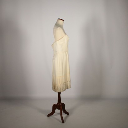 Vintage Curiel Dress Chiffon Silk Italy 1940s-1950s