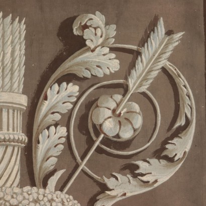 Neoclassical Decorative Element Painting 18th Century