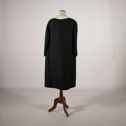 Abrigo Vintage en Blanco y Negro