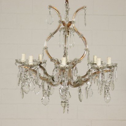 Marie Therese Chandelier Crystal Italy 20th Century