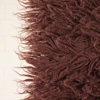 modernariato, modernariato di design, tappeto, tappeto modernariato, tappeto di modernariato, tappeto vintage, tappeto anni '70, tappeto design anni 70,Tappeto vintage shaggy lana pelo lungo