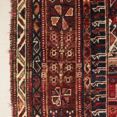 Handmade Shiraz Rug Iran Wool 1960s-1970s