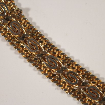 Cinturón vintage de latón dorado