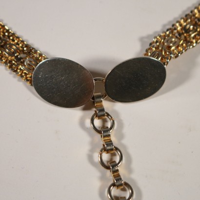 Vintage Gilded Brass Belt 1980s