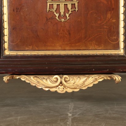 Revival Cupboard with Gilding Italy First Half of 1900s