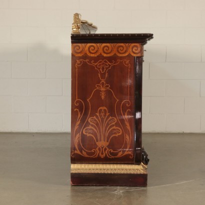 Revival Cupboard with Gilding Italy First Half of 1900s