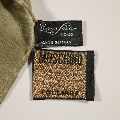 Vintage Scarf by Moschino Pure Silk Italy