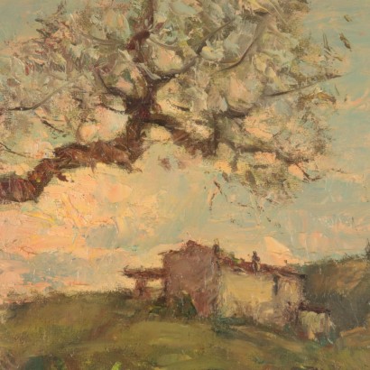 Landschaft Gemälde von Alberto Cecconi 20. Jahrhundert