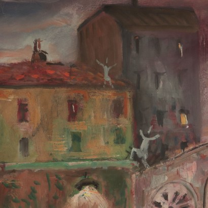 Genre Scene by Mario Cortiello Painting 1968