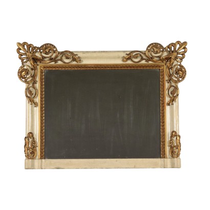 Lacquered and Gilded Mirror Frame