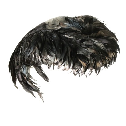 Vintage Headgear with Feathers First Half of 1900s