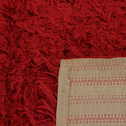 Vintage Monochrom Teppich Italien 70er-80er Jahre