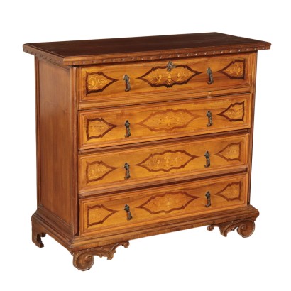 Revival Chest of Drawers Italy First Half of 1900s