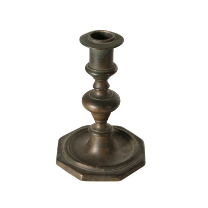Bronze Candle Stick Italy 18th-19th Century