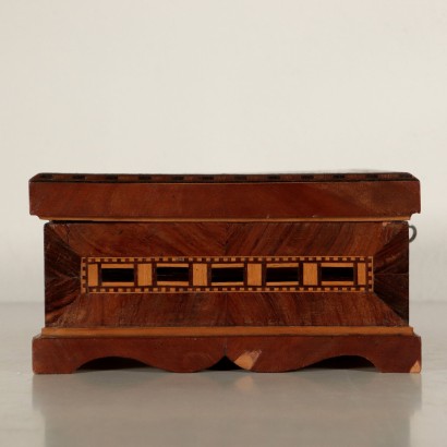 Inlaid Veneered Box Made in Sorrento Italy Late 1800s