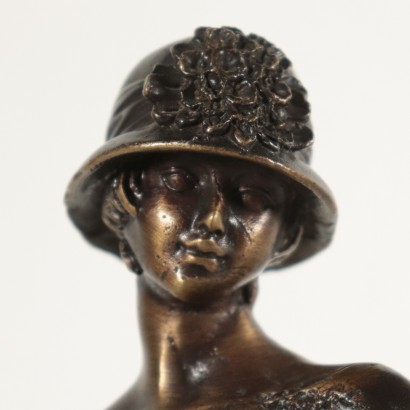 Female Figure Bronze Sculpture 20th Century