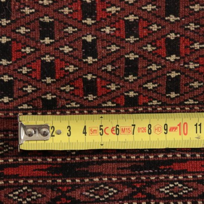Tapis Bukhara Laine Coton Fabrication manuelle Pakistan Années 70-80