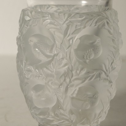 Vase Lalique René Lalique Verre Transparent Opaque France Années 40