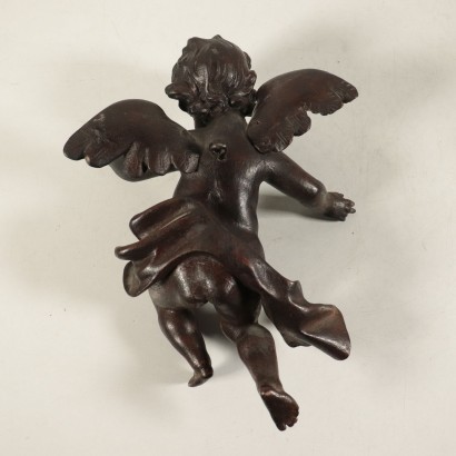 Pair of Wooden Angels Italy 19th Century