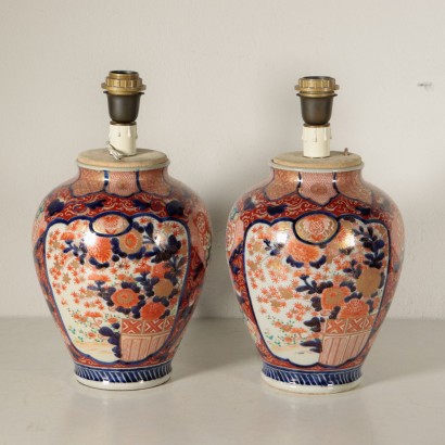 Paire de Vases Imari Céramique Japon '800-'900