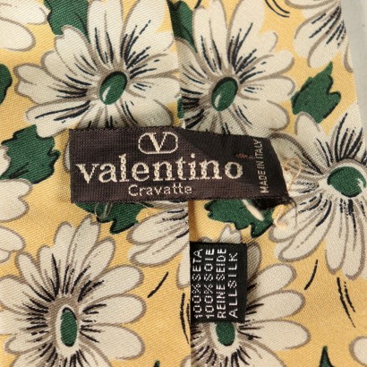 Cravate Vintage Valentino Soie Italie