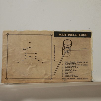 Martinelli Vintage Lamp 1970s