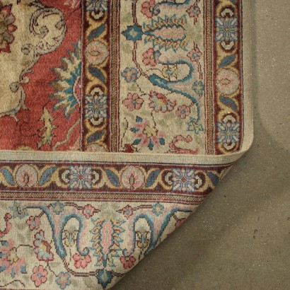 Tabriz Carpet Iran Cotton Wool 1980s-1990s