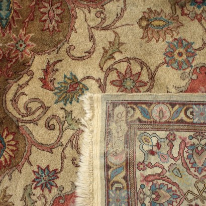Tabriz Carpet Iran Cotton Wool 1980s-1990s