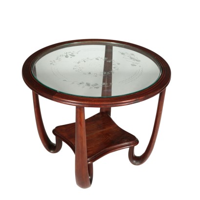 Round Coffee Table Vintage Italy 1940s-1950s
