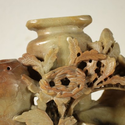Soapstone Vase China Second Half 20th Century